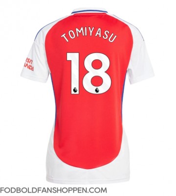 Arsenal Takehiro Tomiyasu #18 Hjemmebanetrøje Dame 2024-25 Kortærmet